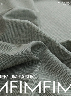 G&CC面料 羊毛交织面料绿色薄款布 宽140CM 约280G/M意大利直邮