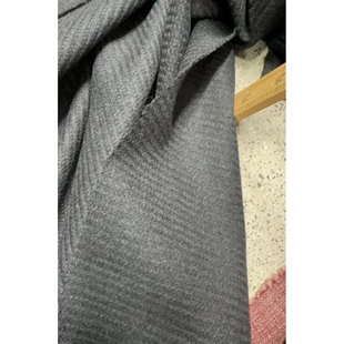 LP同批 .WV 羊毛面料灰黑色麦穗纹裤子布料LM 幅宽160CM