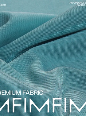 ARM面料 .PL时装蓝色亮晶晶面料 宽163CM 365G/M 意大利直邮