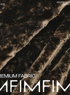 BRB家 VI+棉绒面料灰绿色西装外套布料 宽145CM468G/M意大利进口