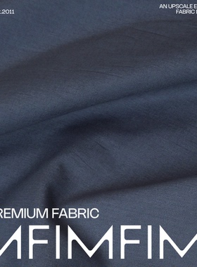 JIS面料 棉质面料青蓝色衬衫布 宽135CM 意大利进口 J03020 016A