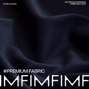 650G 深蓝色面料宽145CM M意大利直邮 WV羊毛混纺 ARM面料