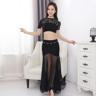 伊朵依慕肚皮舞服装蕾丝性感舞服