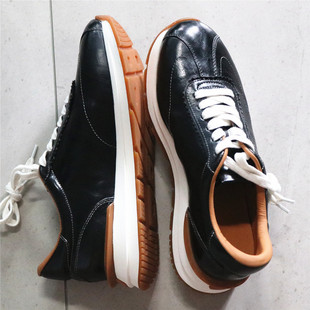 复古球鞋 柔软舒适 休闲鞋 德训鞋 轻奢街头感 板鞋 手工水洗马皮