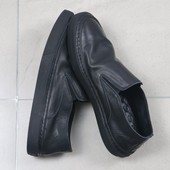 懒人男鞋 舒适软底软牛皮 植鞣牛皮休闲鞋 球鞋 黑色板鞋 一脚蹬便鞋