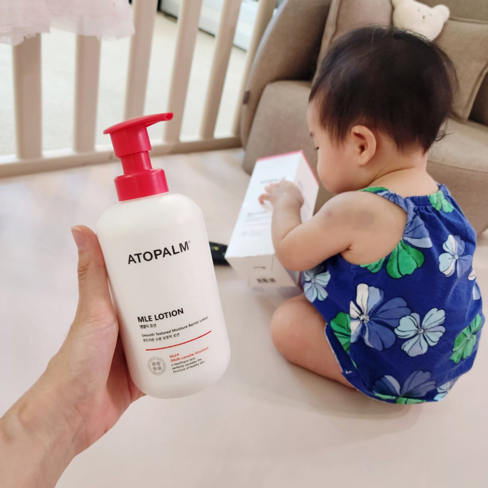 化解1位韩国ATOPALM MLE 婴幼儿修护保湿乳液改善瘙痒大容量300ml