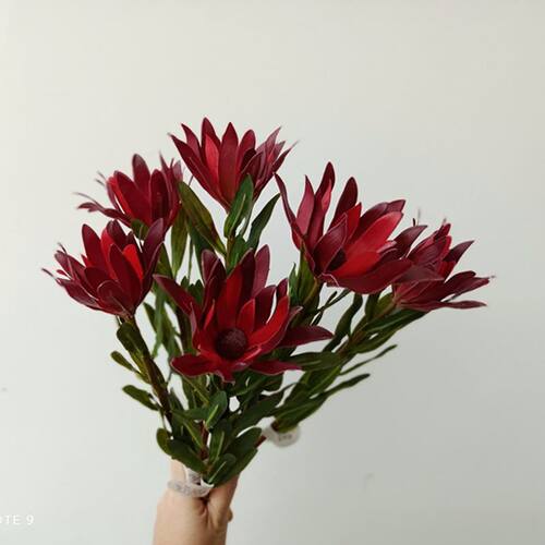 木百合高档花材 婚礼现场装饰插花仿真花 室内家居摆放假花