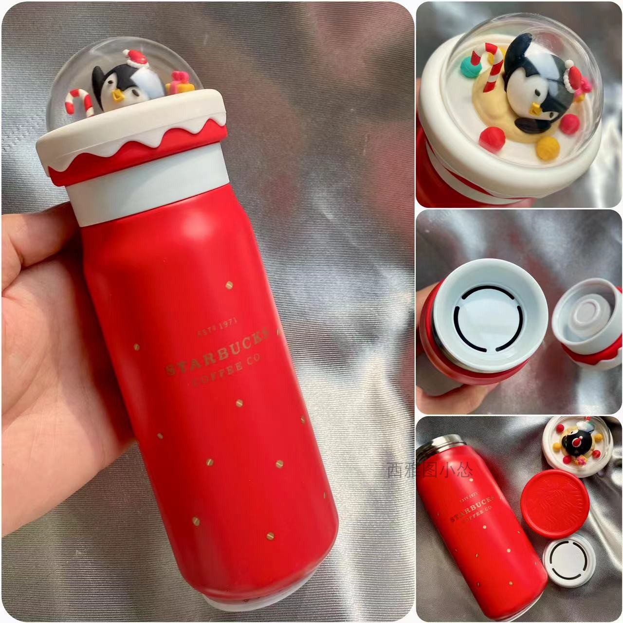 星巴克杯子马克杯不锈钢夏日可爱