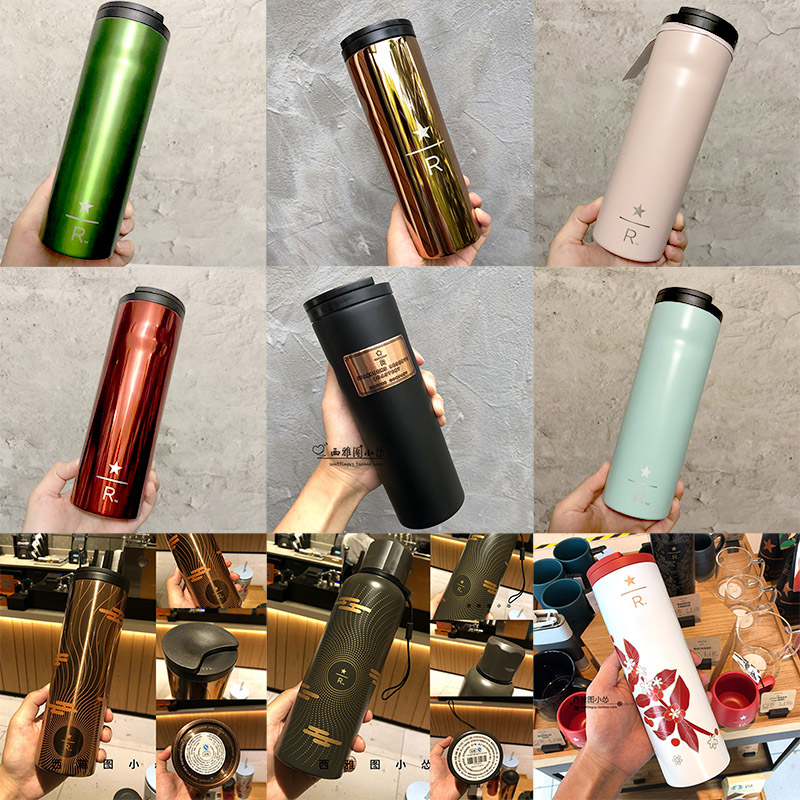 不锈钢保温杯星巴克膳魔师合作款