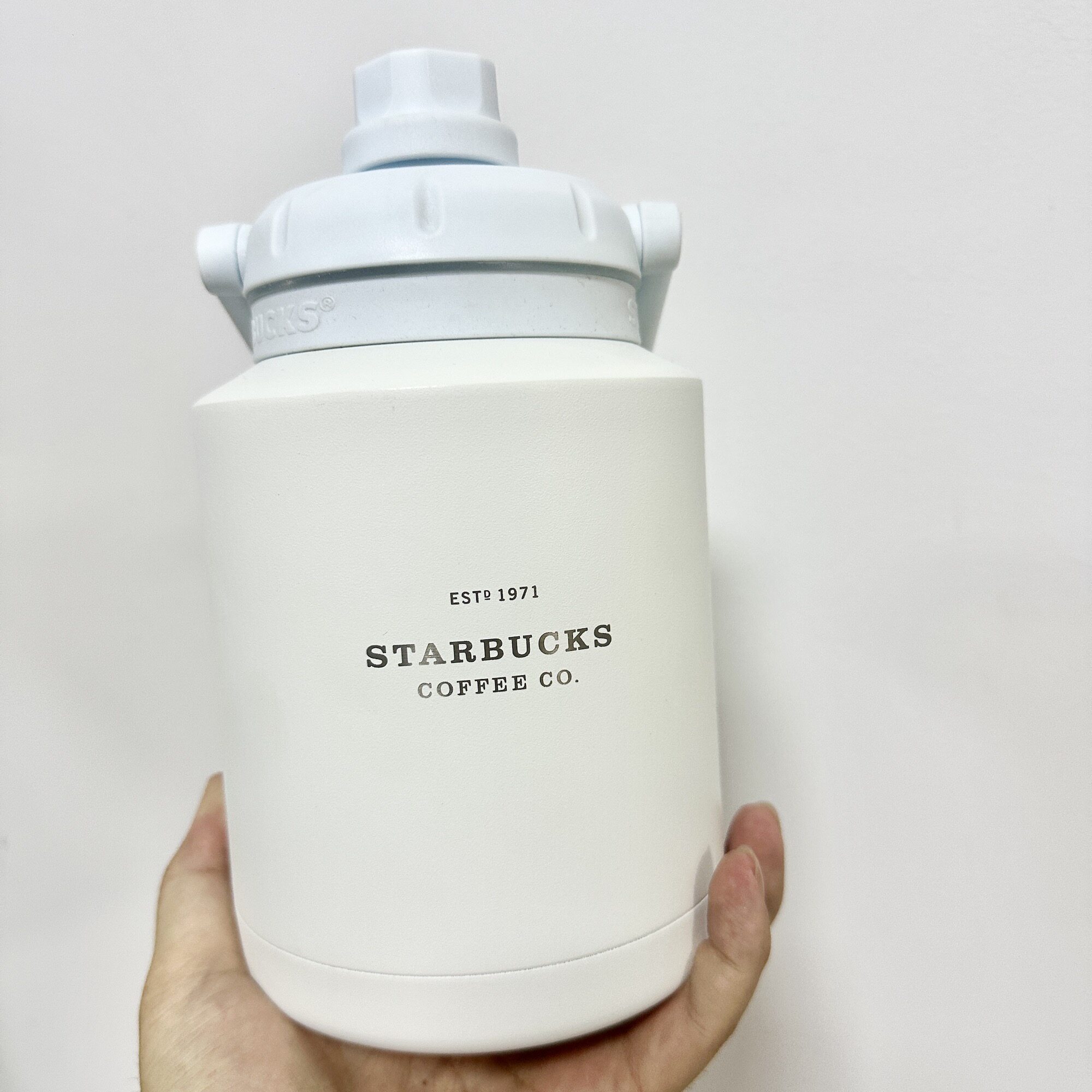 星巴克冰川提手保温杯1100ml