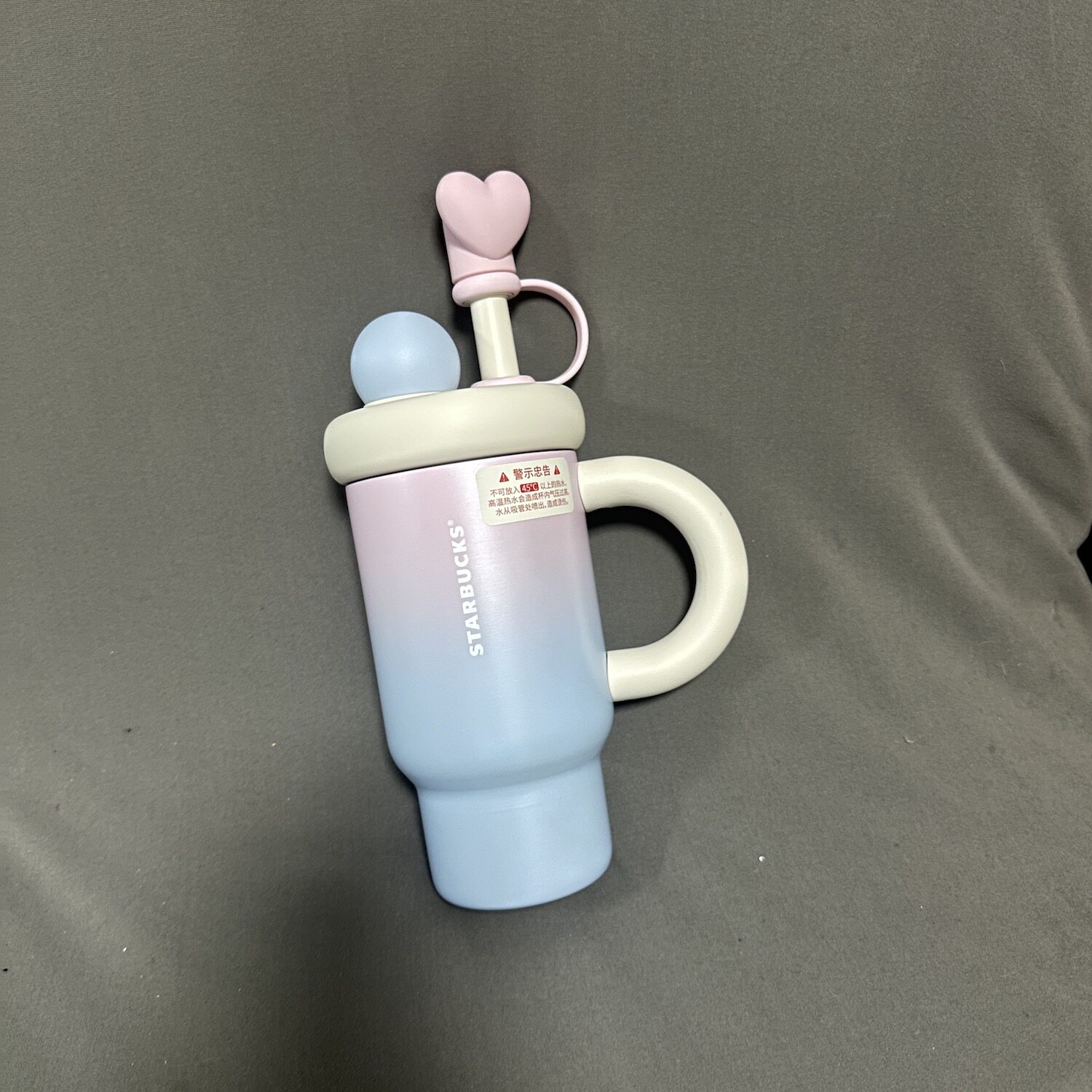 星巴克甜星噗噗鸭保温吸管杯