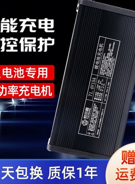 锂电充电器三元铁锂48V60V72V12A15A18A大功率自动断电智能充原装