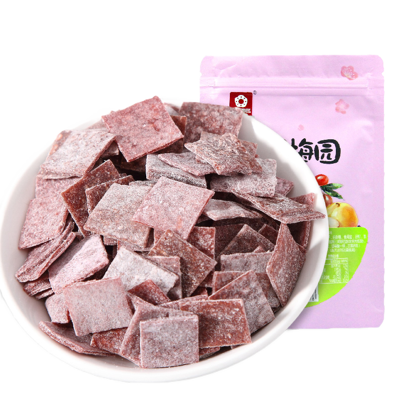 西湖梅园日式陈皮话梅片鲜奶300g