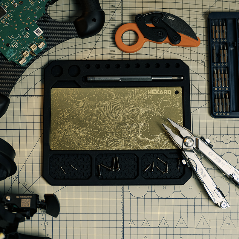 Hexard PW02 EDC托盘个人工作维修垫工具保养垫收纳盘维修垫EDC