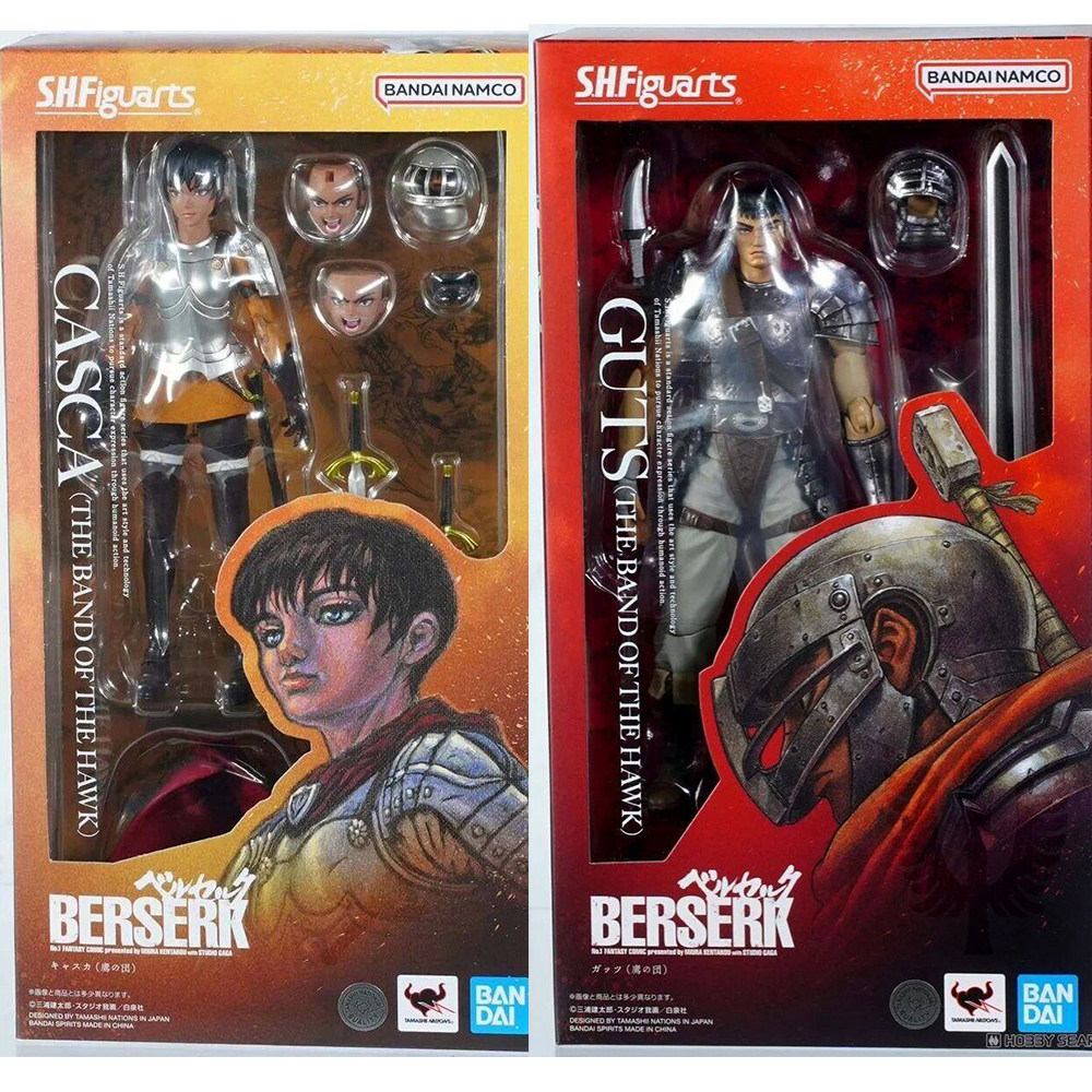 万代 正版 现货 shf 剑风传奇 鹰之团 格斯 关节可动 卡斯嘉