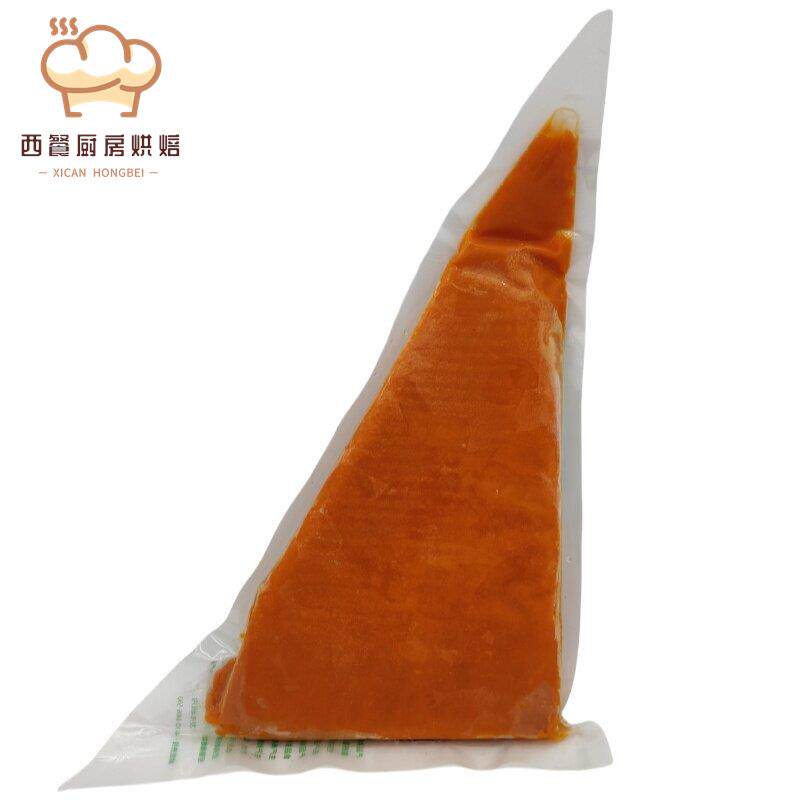 欧麦德冷冻紫薯泥红薯泥酱1kg薯饼馒头馅料奶茶甜品沙拉披萨原料