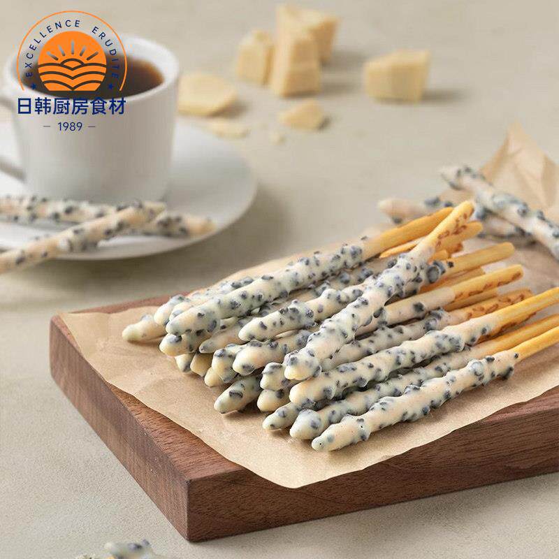 韩国进口乐天Pepero派派乐 巧克力味饼干棒休闲零食