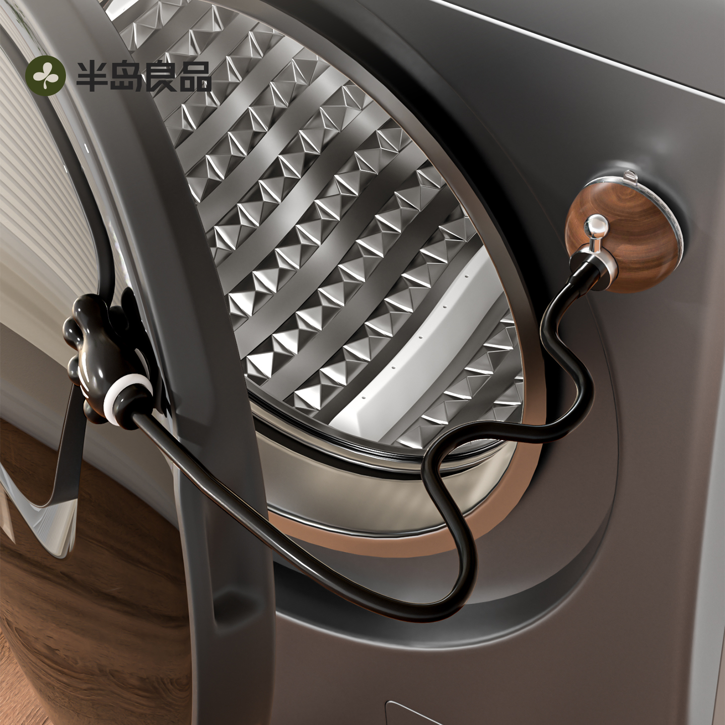 滚筒洗衣机门固定器防下坠