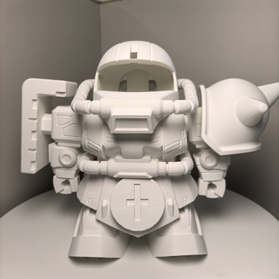 3D打印小米云台234高达扎古外壳装饰