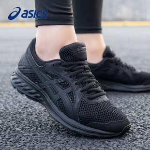 男鞋 ASICS亚瑟士黑武士跑步鞋 2网面透气舒适百搭运动鞋 JOLT 春季