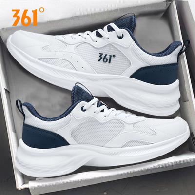 361跑步鞋男透气网面休闲老爹鞋