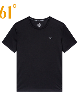361短袖T恤男装2025冬季新款圆领透气半袖361度官方旗舰运动上衣