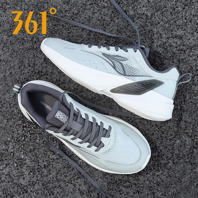 361跑步鞋男透气网面休闲老爹鞋
