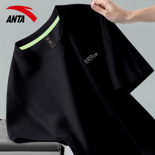 T恤2026新款 短袖 运动半袖 男士 宽松休闲体恤跑步上衣正品 安踏男装
