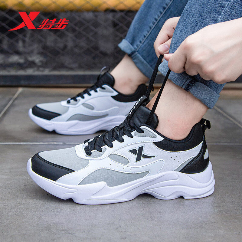 特步男鞋新款休闲运动鞋