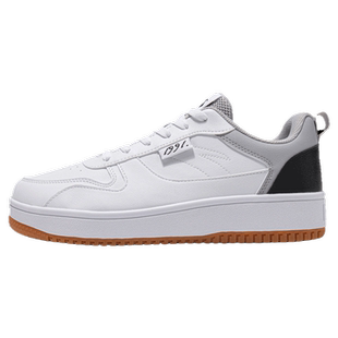 安踏板鞋男鞋2026春季新款休闲鞋官方旗舰春季轻便皮面减震运动鞋