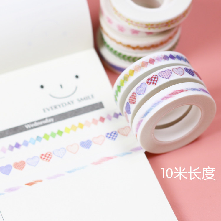 分割线彩色装饰可书写贴纸