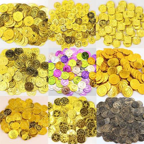 儿童玩具塑料金币桌游游戏道具