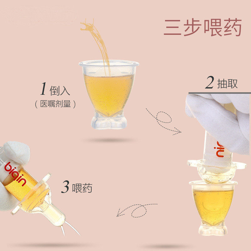 比亲婴儿给药器奶嘴 婴儿奶嘴式给药器 儿童宝宝针筒给药防呛