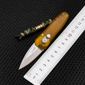 美国Kershaw 备 EDC小工具折叠小刀琥珀色ULTEM柄户外用品求生装