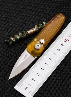 美国Kershaw EDC小工具折叠小刀琥珀色ULTEM柄户外用品求生装备