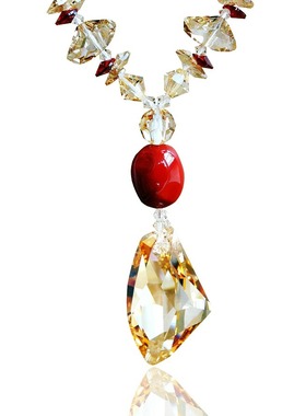 情人节礼物奥地利水晶长款毛衣链