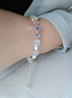 在水一方水晶手链韩版奥地利礼品