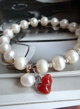 原创设计风百搭珍珠手链送女友