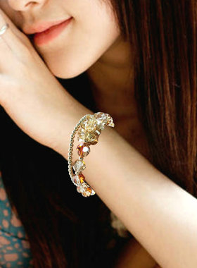 水晶韩版时尚风首饰品新年礼物