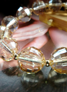 时尚风切面结婚礼品水晶手链