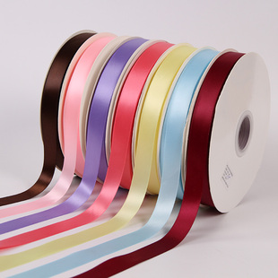 31.2.54cm宽加密布绸带礼品盒包装 高品质单面圆孔丝带花束蝴蝶结