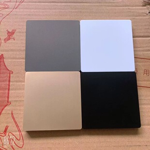 无边框加厚86型空白面板金灰色白面盖板开关插座底盒暗盒挡板遮丑