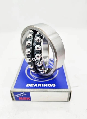 原装日本进口NSK双列圆珠滚子调心轴承1219K+H219 尺寸95*170*32
