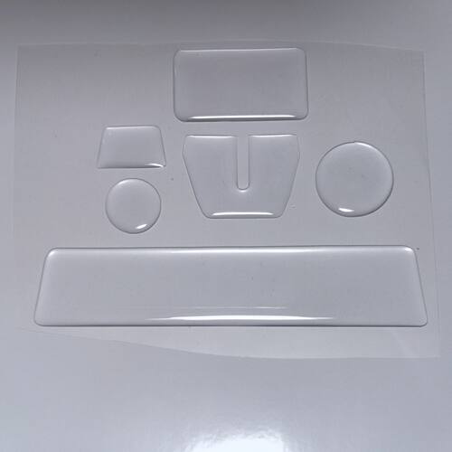 适用26款全新奥迪Q5L方向盘按键贴专用滴胶防护贴扶手箱贴膜