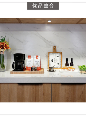 厨房美式风软装菜板组合仿真花