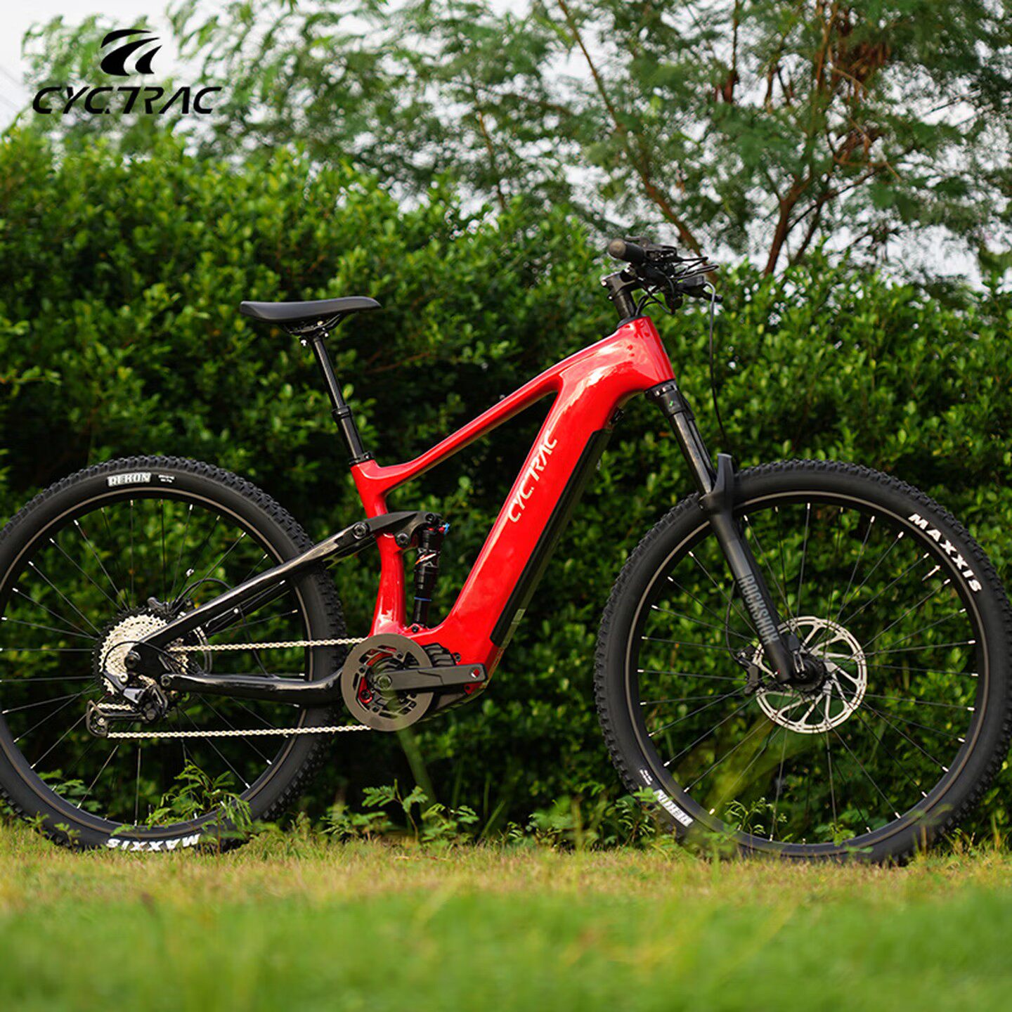 碳纤维电助力软尾山地车八方电机