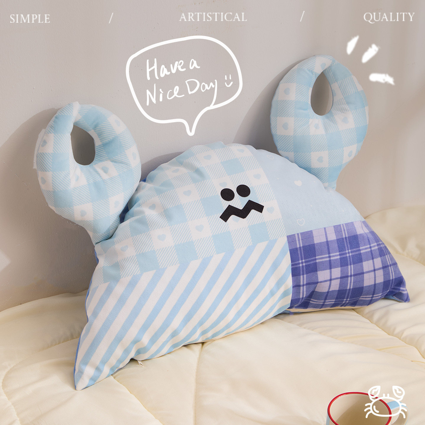 萌趣可爱抱枕被二合一办公室午睡毯子客厅沙发装饰靠枕车载折叠毯