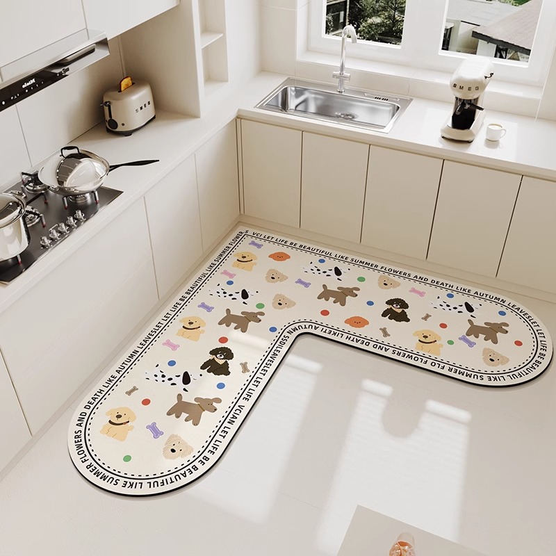 l型厨房地垫吸水吸油防滑脚垫