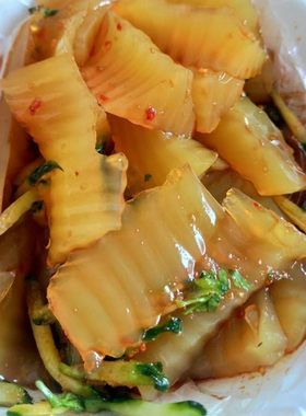 连云港绿豆凉粉纯手工自制特色即食特色小吃送调料苏北特产