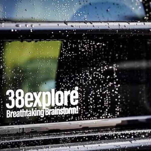 38explore户外露营箱m16汽车转印装饰贴纸汽车防水防污反光贴